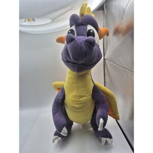 Vintage Spyro The Dragon Plush Stuffed Animal "21 2001 Universal Studios READ